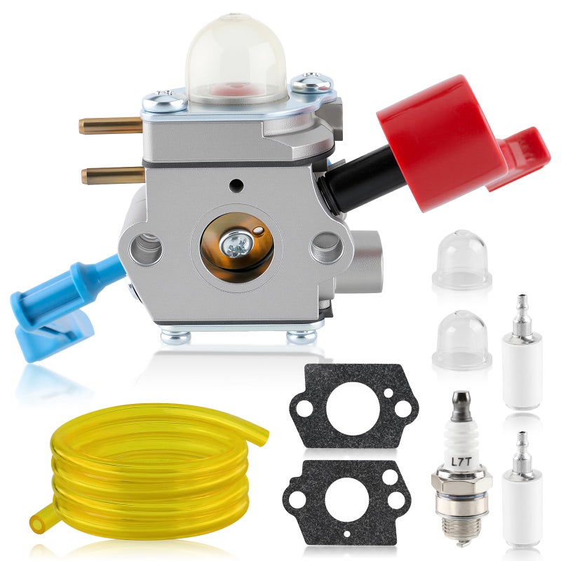 AUTOKAY C1U-W12A Carburetor Kit Fits for Craftsman 944794201 358794201 Blower, for Poulan FL1500 FL1500LE Gas Leaf Blower w/Fuel Filter - Image 1